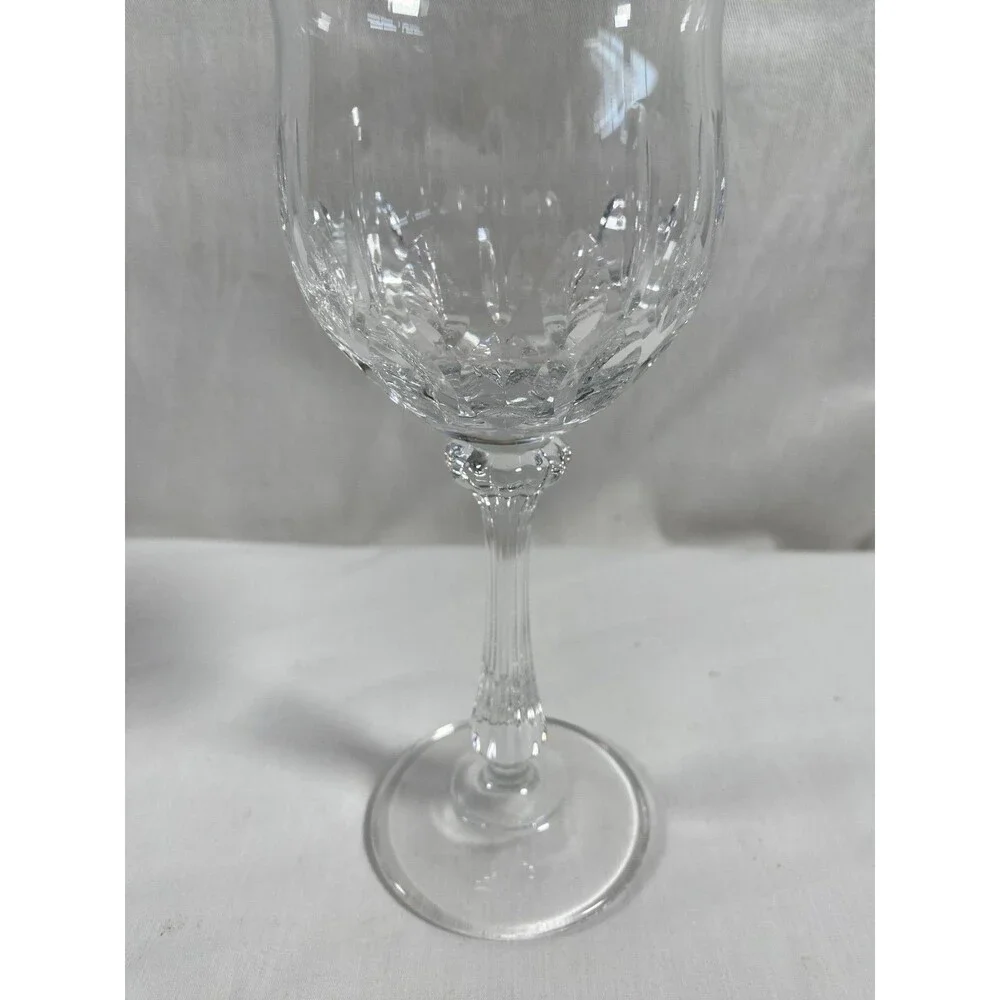 Lot of 4 Mikasa Normandy Crystal Wine Glass Goblet Stemware #426
